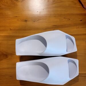 White Nike Jordan Hex Slides Size 8